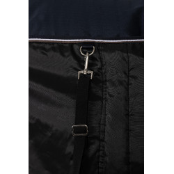 Lichte buitenafdekking Glasgow met halsbedekking Horze Bosbes Grijs