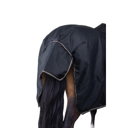 Buitendeken Glasgow 100 g pony Horze Bosbes Grijs