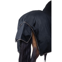 Buitendeken met halsdeken Glasgow 300 g pony Horze Donkerblauw