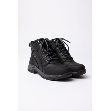 Waterdichte veterlaarzen Horze Atacama Zwart