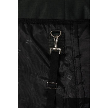 Buitendeken met hoge hals Horze Helsinki 200 g Groene scarabee