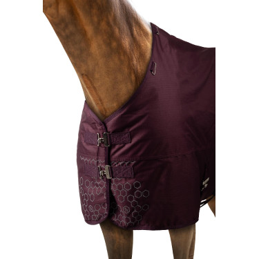 Buitenreflecterende deken Horze Newbridge 300 g Vijg Violet