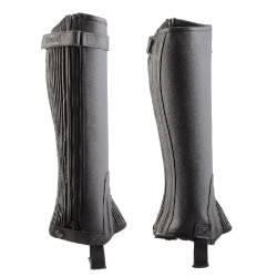 Mini-Chaps Daslö Kind Leer Zwart