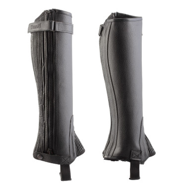 Mini-Chaps Daslö Kind Leer Zwart