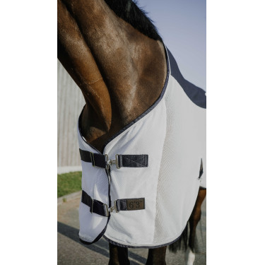 Equithème Flycool deken Marine / wit Blauw