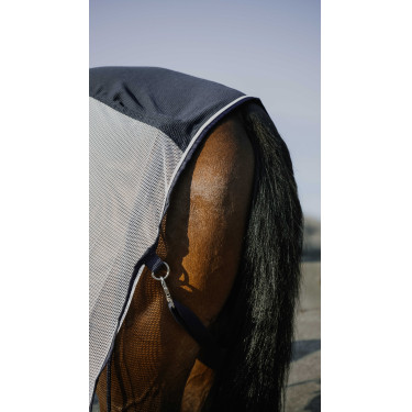 Equithème Flycool deken Marine / wit Blauw