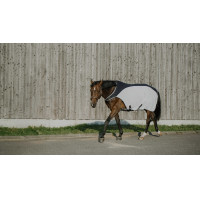 Walker-deken Equithème Flycool Marine / wit Blauw