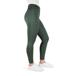 Equithème Birdy dameslegging Kaki Groen
