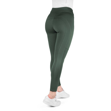 Equithème Birdy dameslegging Kaki Groen