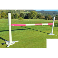 Hippotonic hindernisset met kubus Roze / wit