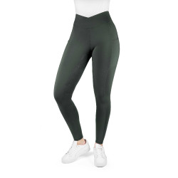 Equithème Fanny dameslegging Kaki Groen