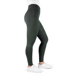 Equithème Fanny dameslegging Kaki Groen