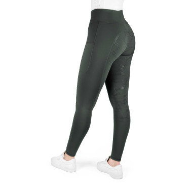 Equithème Fanny dameslegging Kaki Groen