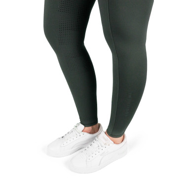 Equithème Fanny dameslegging Kaki Groen