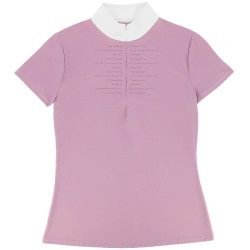 Wedstrijdpolo Equithème Suzanne dames Mauve Violet Wedstrijdpolo Equithème Suzanne dames Mauve Violet