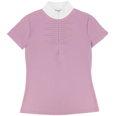 Wedstrijdpolo Equithème Suzanne dames Mauve Violet Wedstrijdpolo Equithème Suzanne dames Mauve Violet