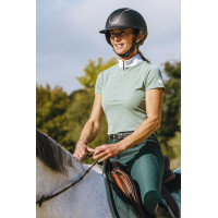 Wedstrijdpolo Equithème Suzanne dames Lichtgroen
