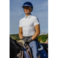 Wedstrijdpolo Equithème Chris heren Wit