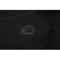 Mouwloos T-shirt Je t'aime Equithème Carla dames Zwart