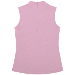 Mouwloos T-shirt Je t'aime Equithème Carla dames Mauve Violet