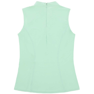 Mouwloos T-shirt Je t'aime Equithème Carla dames Groen / mint
