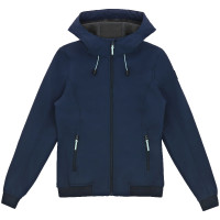 Dames softshelljas Equithème Inaya Zwart