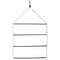 Verstelbare ladderpresentatiestandaard voor Hippotonic-dekens Zwart