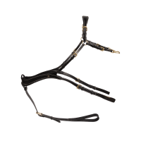 Anatomische Jachtborsttuig Dy'on D Collection Zwart