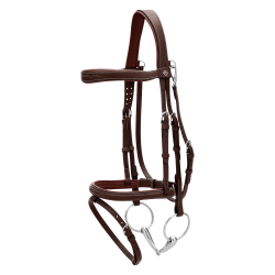 Hoofdstel Neusriem Gecombineerd Met Musketon Dy'on Working Bruin Hoofdstel Neusriem Gecombineerd Met Musketon Dy'on Working Bruin