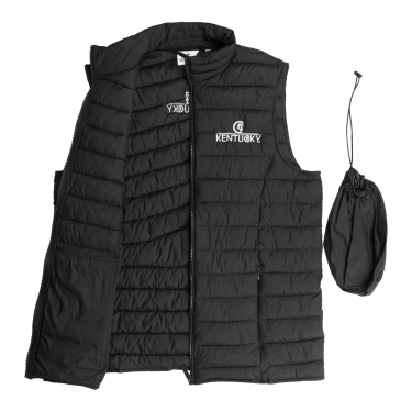 Mouwloze lichte bodywarmer Kentucky Zwart