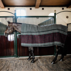 Zweetdeken Vierkant Heavy Fishbone Kentucky Bordeaux Zweetdeken Vierkant Heavy Fishbone Kentucky Bordeaux