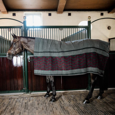 Zweetdeken Vierkant Heavy Fishbone Kentucky Bordeaux Zweetdeken Vierkant Heavy Fishbone Kentucky Bordeaux