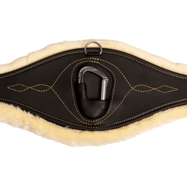 Anatomische singel schapenwol Kentucky Zwart