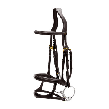 Bridon Dubbele Neusriem D Collection by Dy'on Zwart