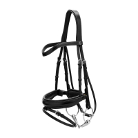 Bridon Combiné Met Brede Neusriem Working By Dy'on Bruin Bridon Combiné Met Brede Neusriem Working By Dy'on Bruin