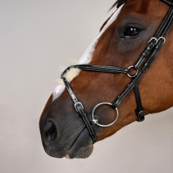 Bridon Muserolle Gekruist Working By Dy'on Zwart