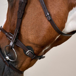Ronde leren hoofdstel Working By Dy'on Bruin Ronde leren hoofdstel Working By Dy'on Bruin