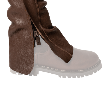 Lange Leren Chaps Dy'on Bruin