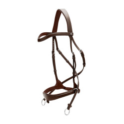Bridon Working van Dy'on met bewegingsvrijheid Bruin Bridon Working van Dy'on met bewegingsvrijheid Bruin