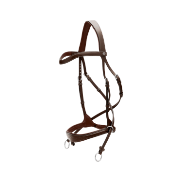 Bridon Working van Dy'on met bewegingsvrijheid Bruin