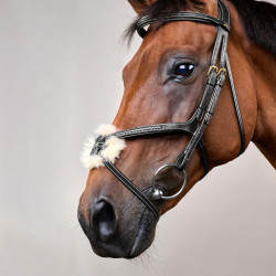 Gevlochten Mexicaanse Neusriem Hoofdstel D Collection Dy'on Zwart