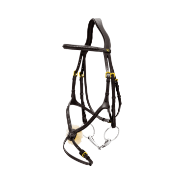 Gevlochten Mexicaanse Neusriem Hoofdstel D Collection Dy'on Zwart