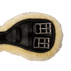 Korte Anatomische Singel schapenvacht Kentucky Zwart