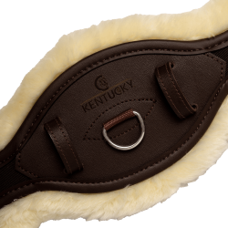 Korte Anatomische Singel schapenvacht Kentucky Bruin
