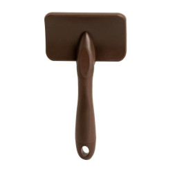 Borstel om klittenbandsluitingen schoon te maken Grooming Deluxe Beige