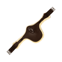 Anatomisch Kentucky singel met schapenvacht Zwart