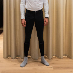 Kentucky Mexico heren rijbroek met full grip Zwart