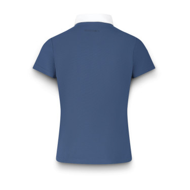 Kentucky Osaka wedstrijdpolo met korte mouwen voor jongens Marine Marineblauw
