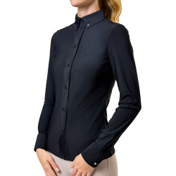 Dameslangarmshirt Equestrian Stockholm Performance Zwart Dameslangarmshirt Equestrian Stockholm Performance Zwart
