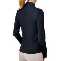 Dameslangarmshirt Equestrian Stockholm Performance Zwart